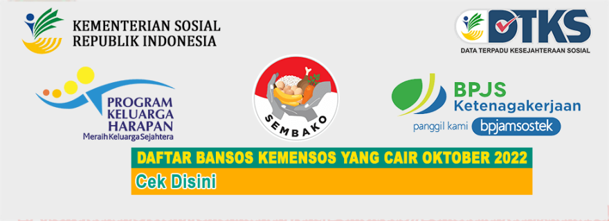 Bansos BPNT Sembako PKH BSU BLT UMKM dan Ojek Online Cair Oktober 2022 Cek Disini